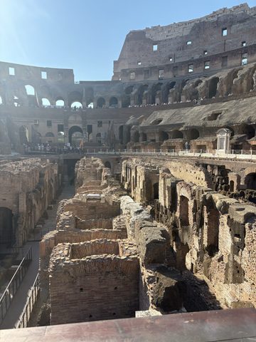 Inside the Colosseum